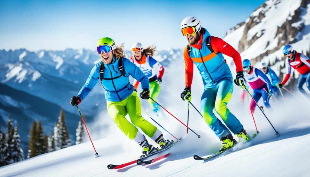 Beginner-friendly ski competition