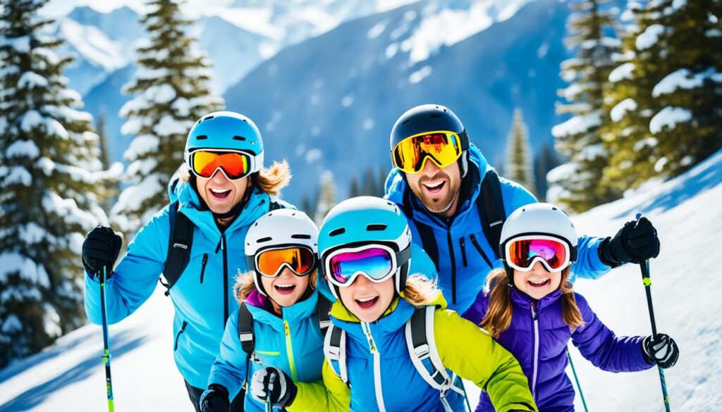 Snow sports for families in Colorado