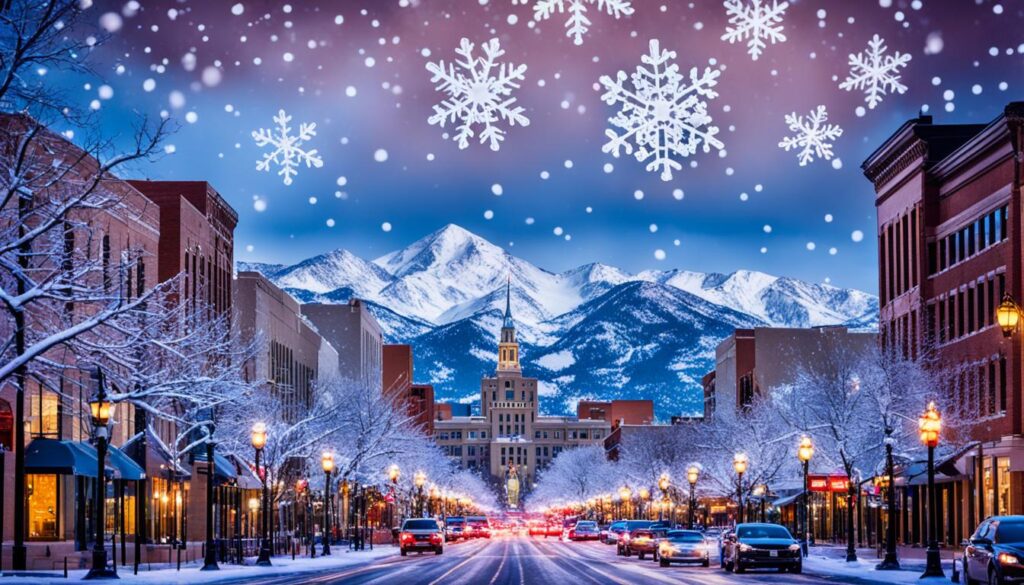 Snowy Christmas in Denver