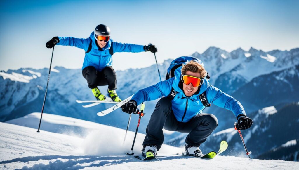 freestyle skiing warm-up exercises