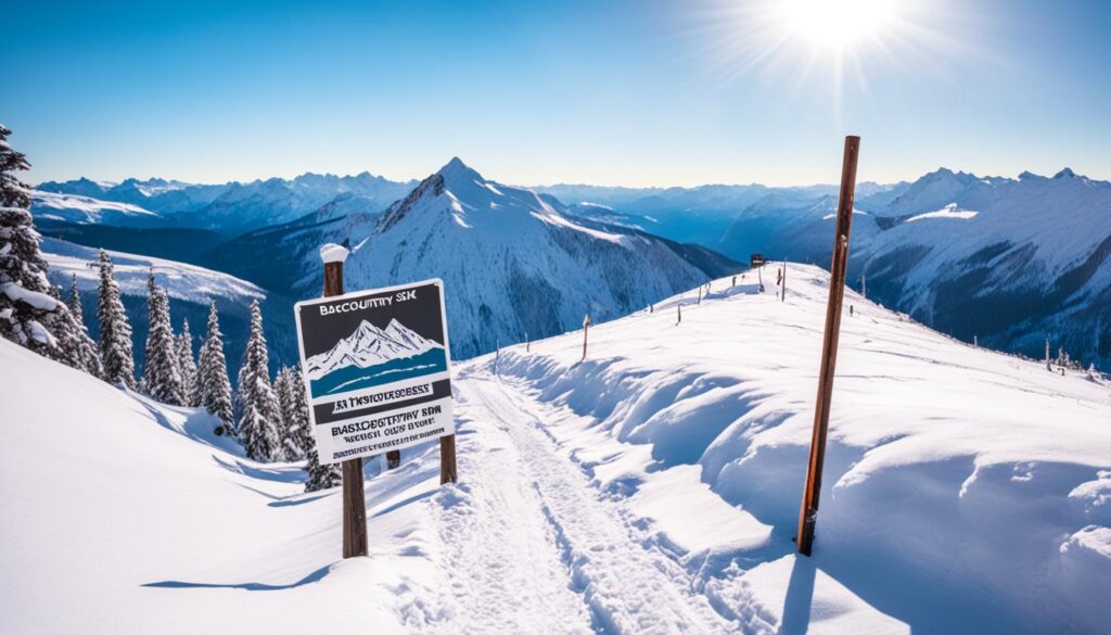 backcountry ski access permits