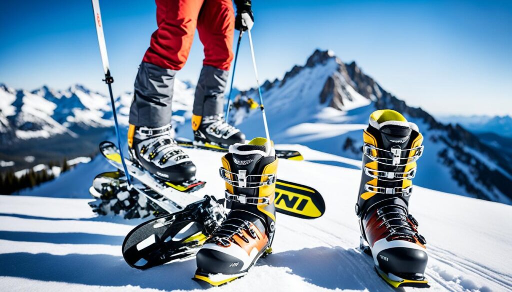 ski gear selection