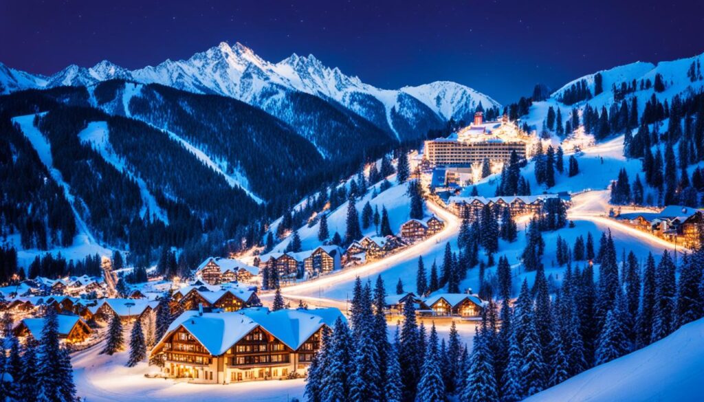 Leavenworth Ski Hill at night