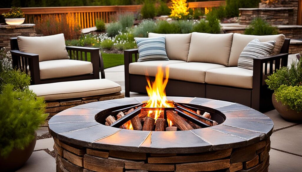 Wood burning fire pit