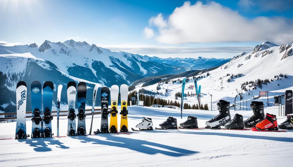 best gear rental for snow sports